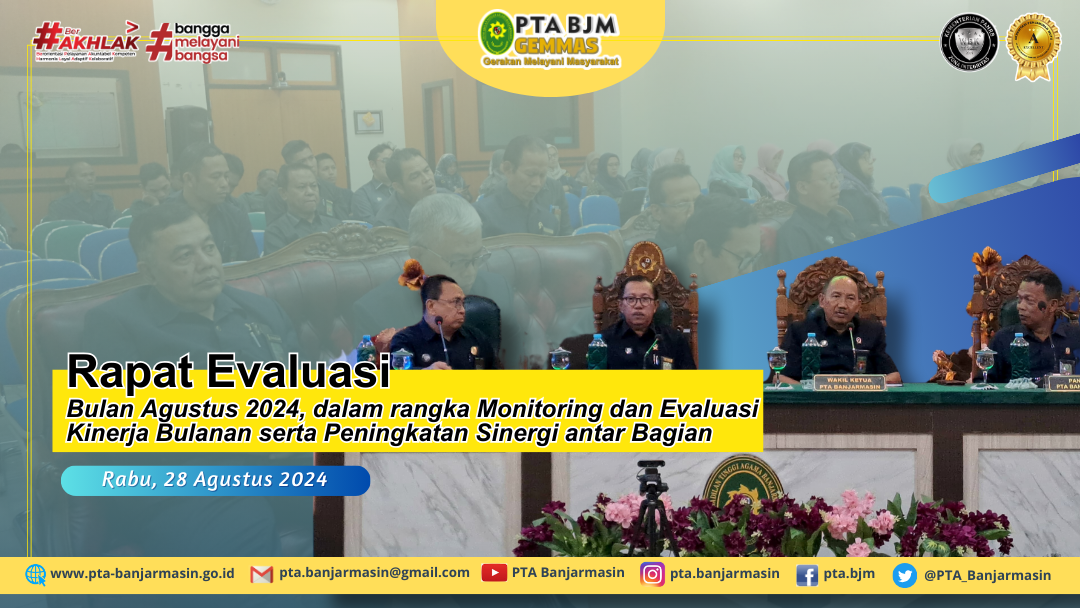 Rapat Evaluasi Agustus